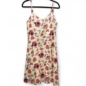 Loft Outlet Floral Spaghetti Strap Rayon Dress